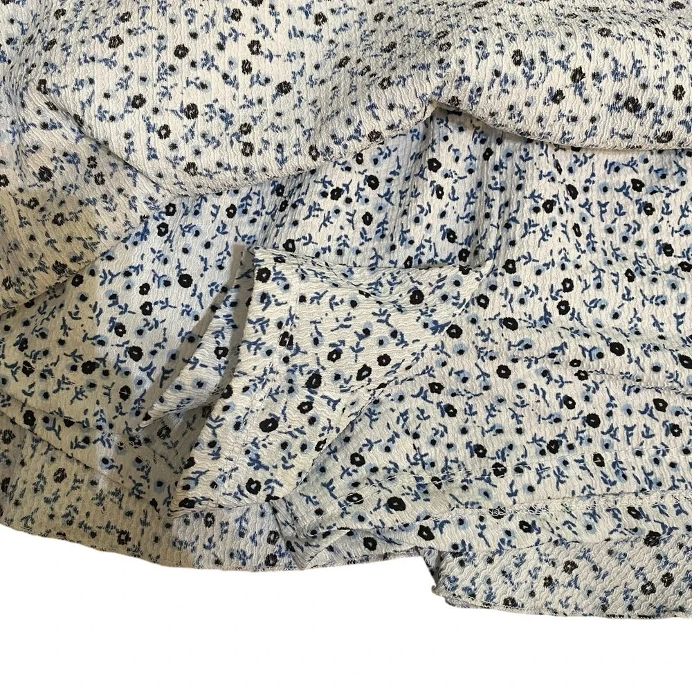 Zara Kids Ditzy Floral Ruffle Skort Size 10 Skirt Shorts Boho Cottagecore White